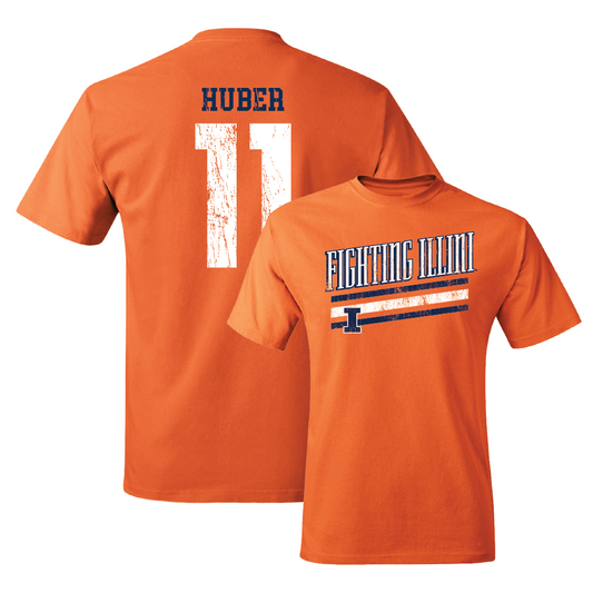 Orange Slant Tee    - Jake Huber