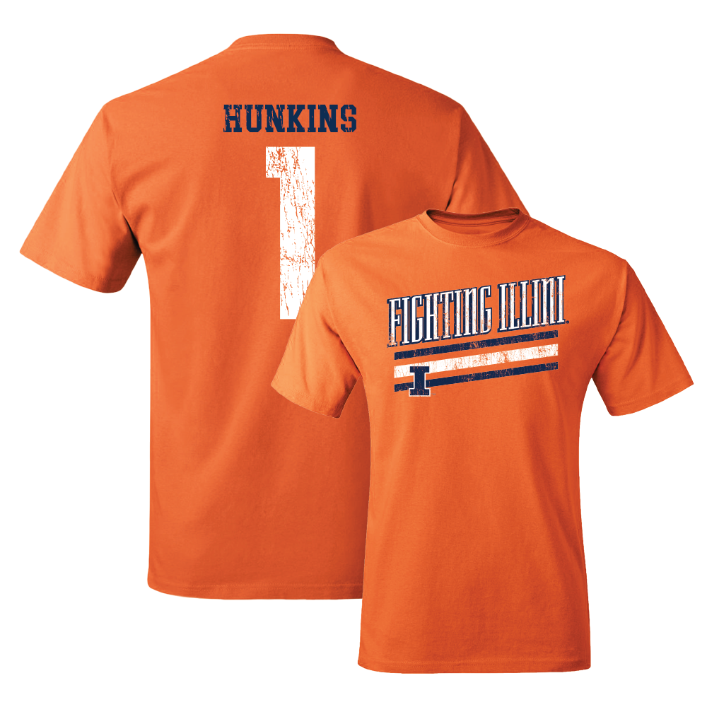 Orange Slant Tee  - Reese Hunkins