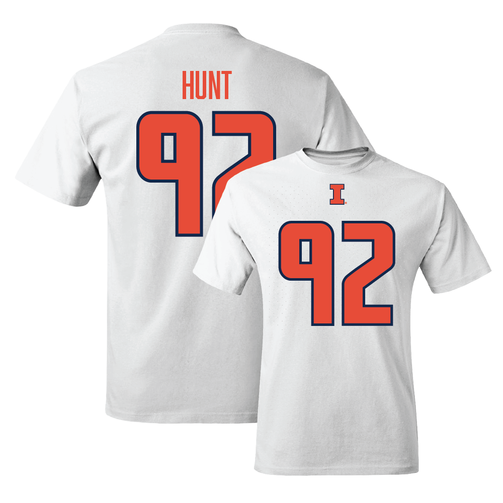 White Illinois Player Tee     - Gentle Hunt