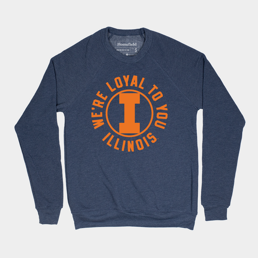 Illinois Loyalty Vintage Crewneck Sweatshirt