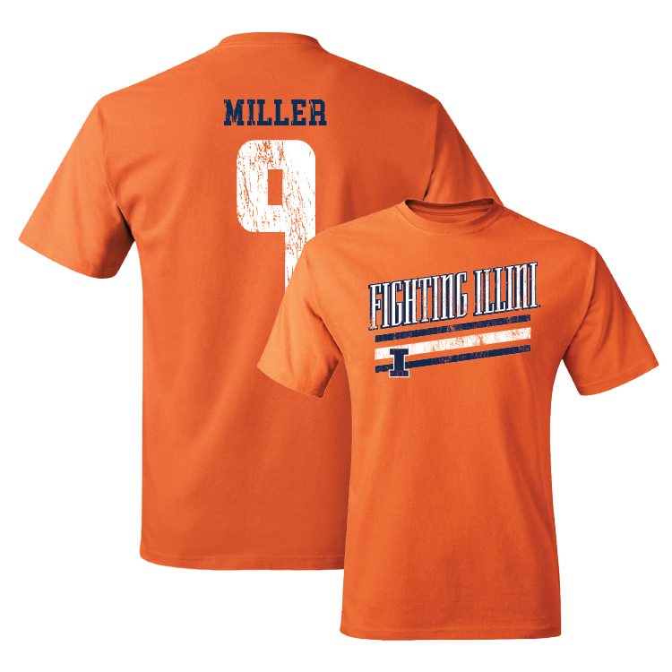 Orange Slant Tee - Alaina Miller #9 Youth Small