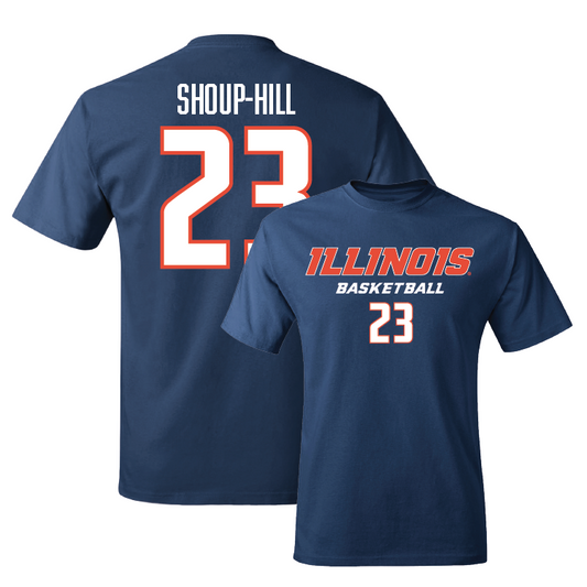 Navy Illinois Classic Tee - Brynn Shoup-Hill #23 Youth Small