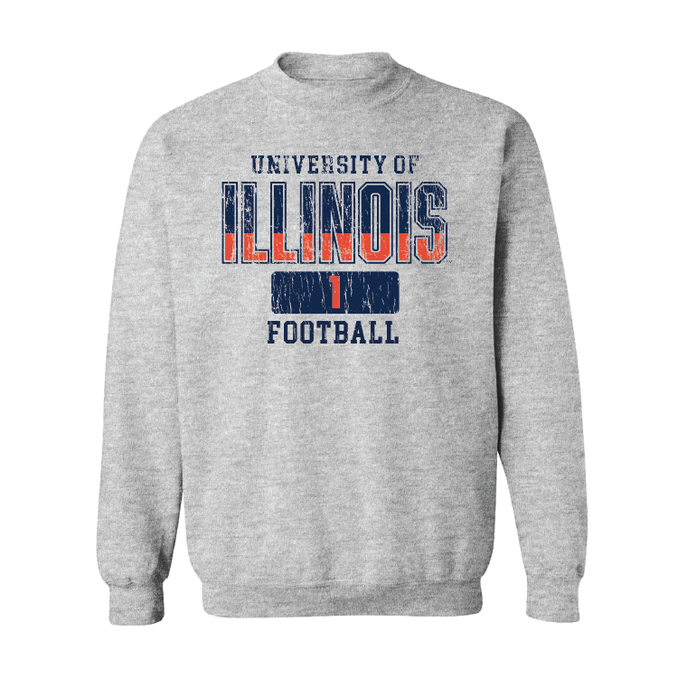 Sport Grey Varsity Crew - Demetrius Hill #1 Youth Small