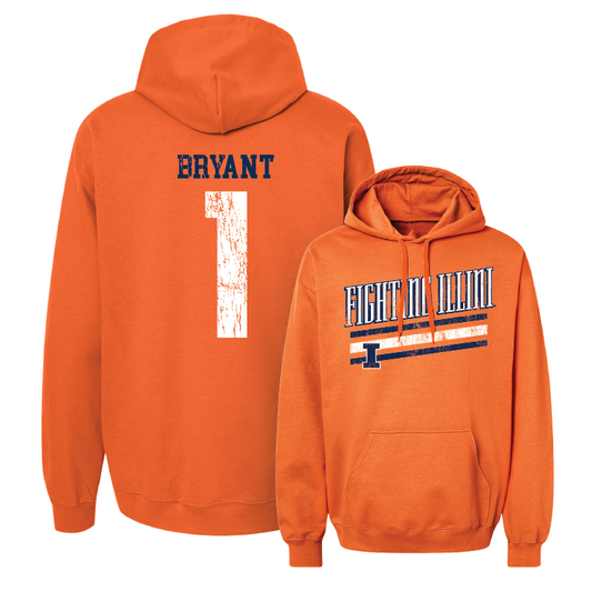 Orange Slant Hoodie - Genesis Bryant #1 Youth Small