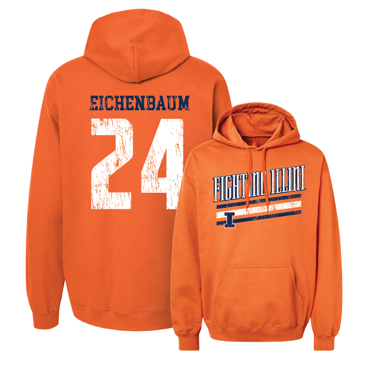 Orange Slant Hoodie - Julia Eichenbaum #24 Youth Small