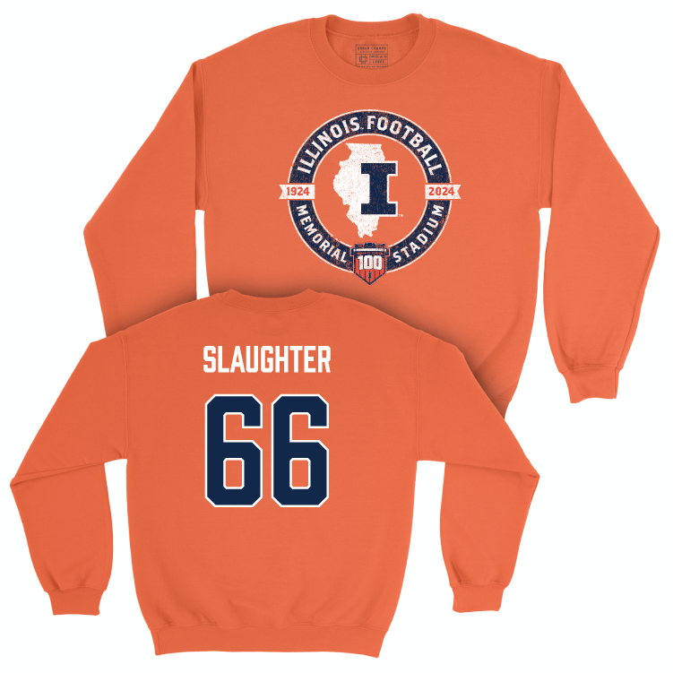 Illinois Football 100th Anniversary Orange Tradition Crew - Jordyn Slaughter | #66 Small