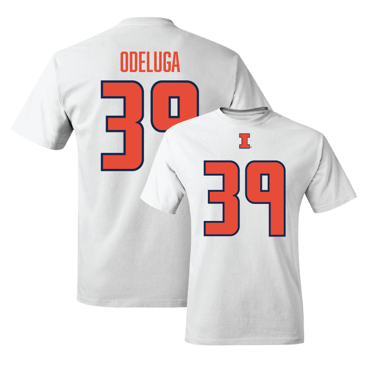 Navy Illinois Player Tee - Kennena Odeluga #39 Youth Small