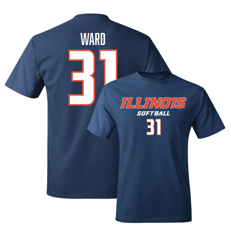 Navy Illinois Classic Tee - Megan Ward #31 Youth Small