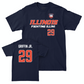 Illinois Football 100th Anniversary Navy Player Tee - Timothy Griffin Jr. | #29