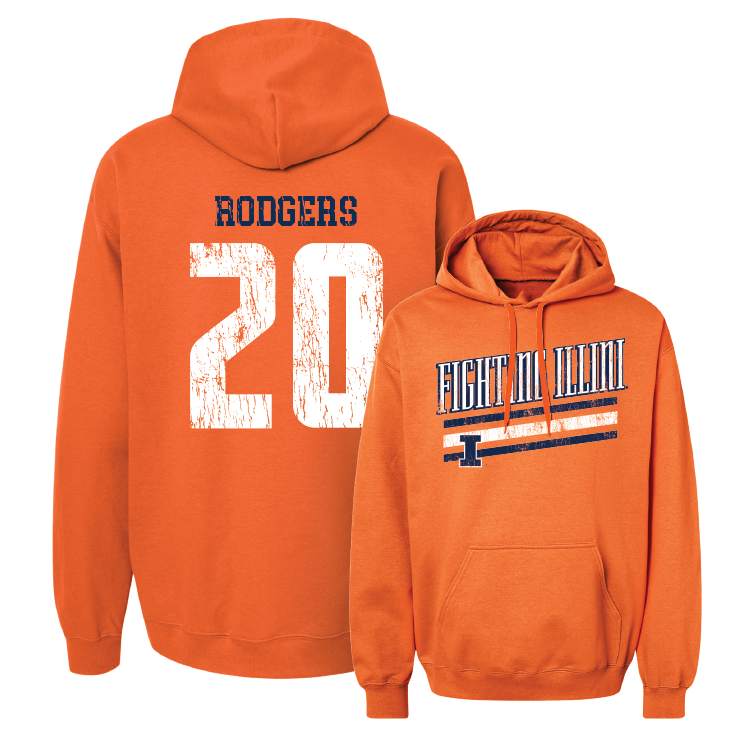 Orange Slant Hoodie - Ty Rodgers #20 Youth Small