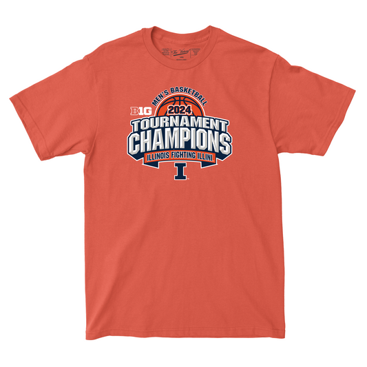 Illinois MBB 2024 Conference Tournament Champions T-shirt by Retro Brand