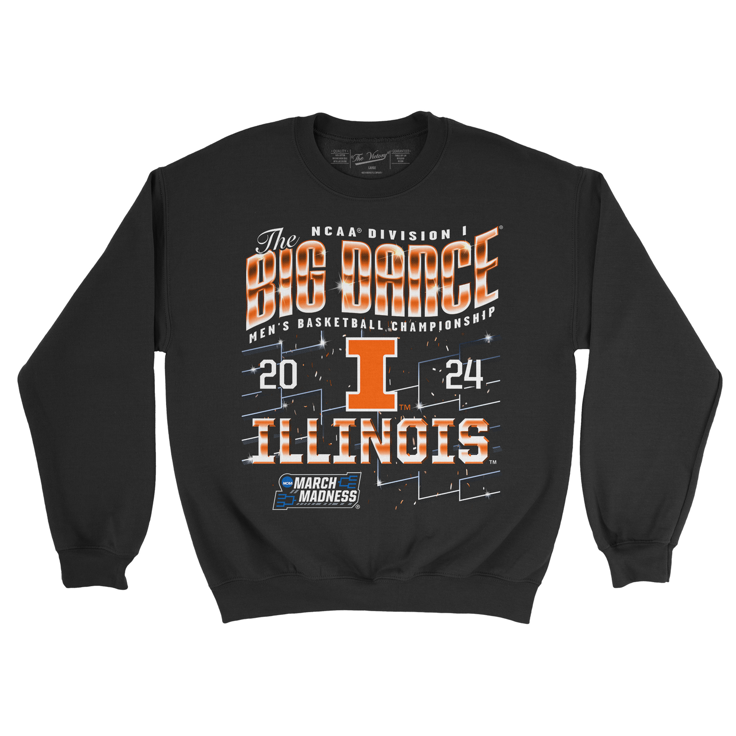 Illinois MBB 2024 NCAA Tournament Streetwear Crew by Retro Brand