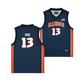 Illinois Men's Basketball Navy Jersey - Tomislav Ivisic