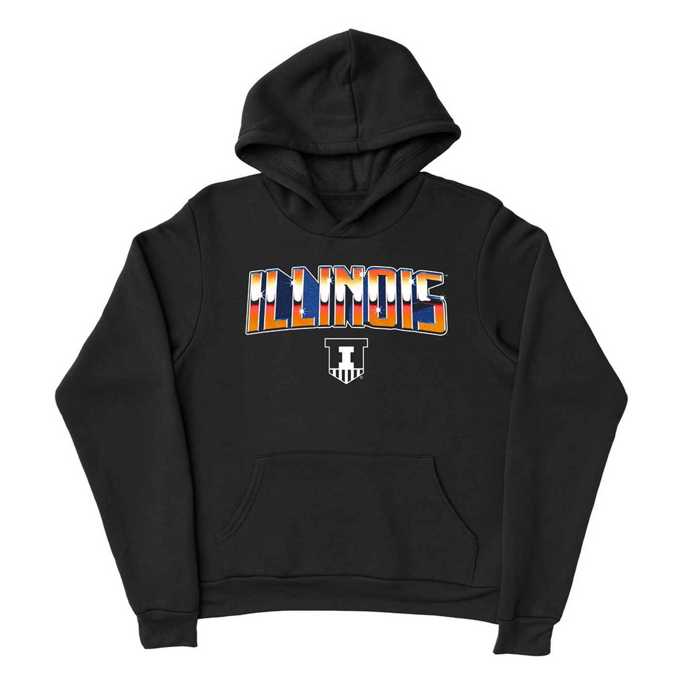 EXCLUSIVE RELEASE: Illinois Men's Basketball Team '24-25 Black Hoodie