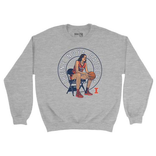 EXCLUSIVE RELEASE: Irene Catoira Illustrated Sport Grey Crew