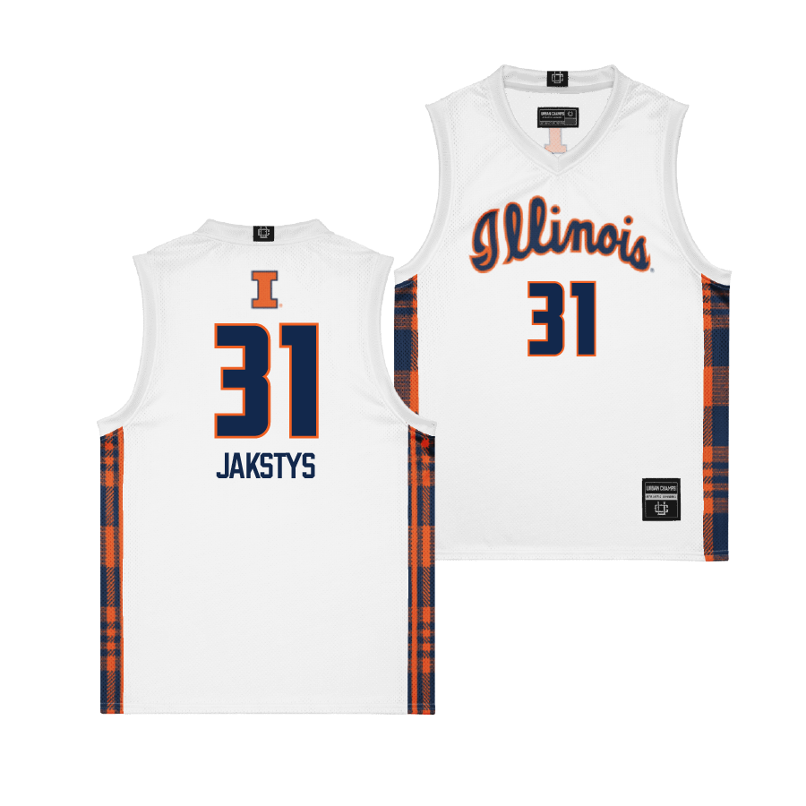 EXCLUSIVE: Illinois Winter Edition Basketball Jersey  - Jason Jakstys