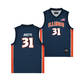 Illinois Men's Basketball Navy Jersey - Jason Jakstys