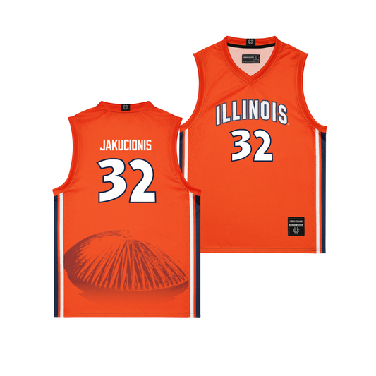 Illinois Mens Basketball 2025 Campus Edition Jersey - Kasparas Jakucionis