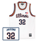 Men's Basketball White Script Jersey  - Kasparas Jakucionis