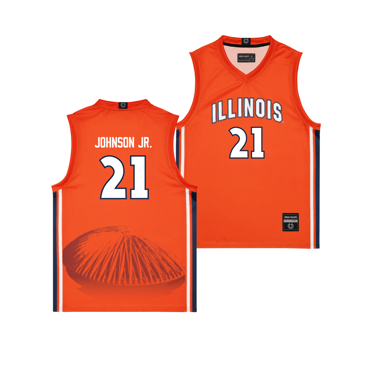 Illinois Mens Basketball 2025 Campus Edition Jersey - Morez Johnson Jr.