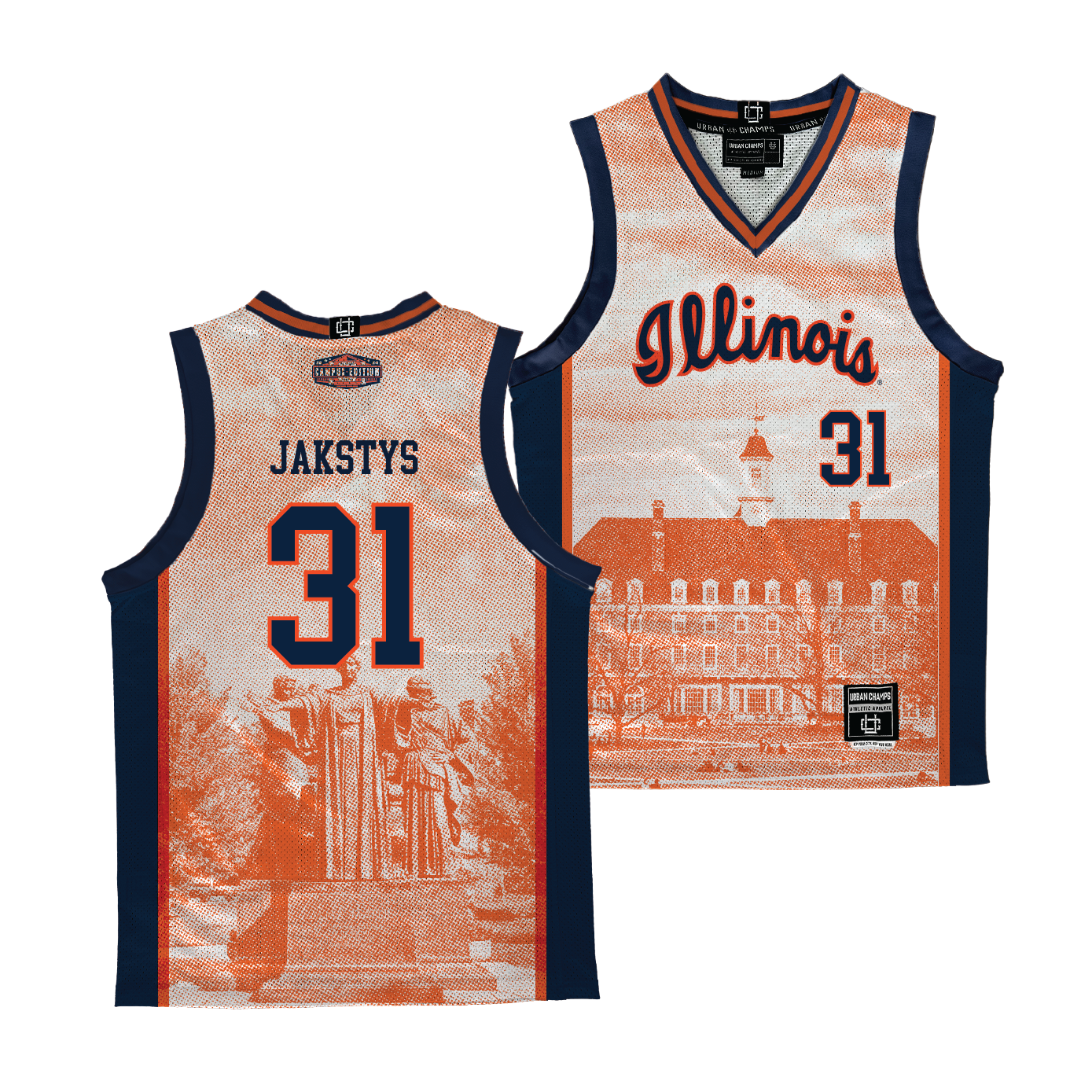 Illinois Campus Edition NIL Jersey  - Jason Jakstys