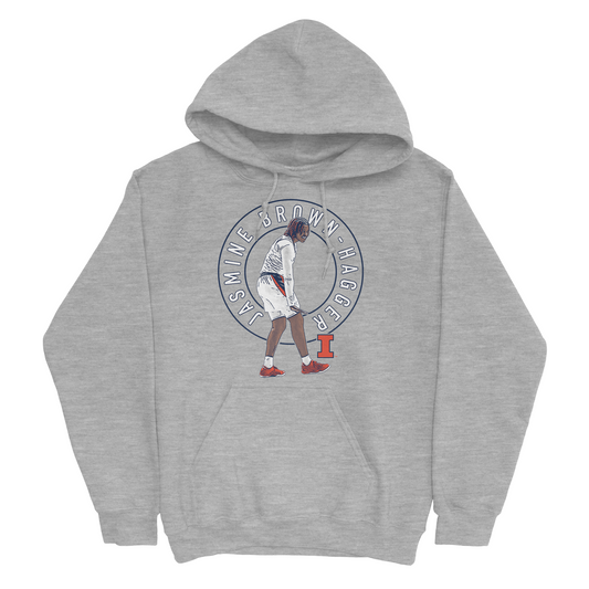 EXCLUSIVE RELEASE: Jasmine Brown-Hagger Menu Sport Grey Hoodie