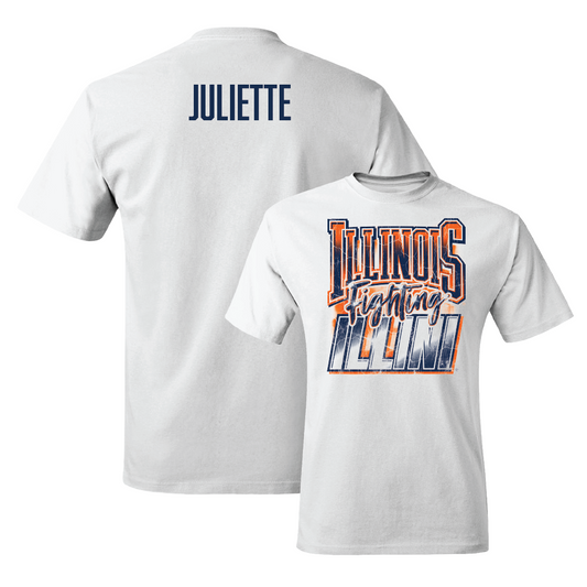 White Illinois Graphic Comfort Colors Tee  - Shawn Juliette