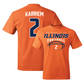 Orange Illinois Football Tee    - Saboor Karriem