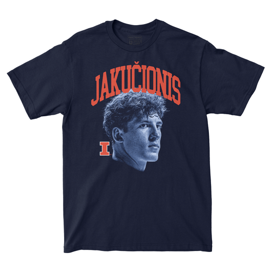 EXCLUSIVE RELEASE: Kasparas Jakucionis Portrait Navy Tee