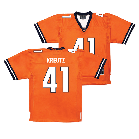 Orange Football Fighting Illini Jersey    - James Kreutz