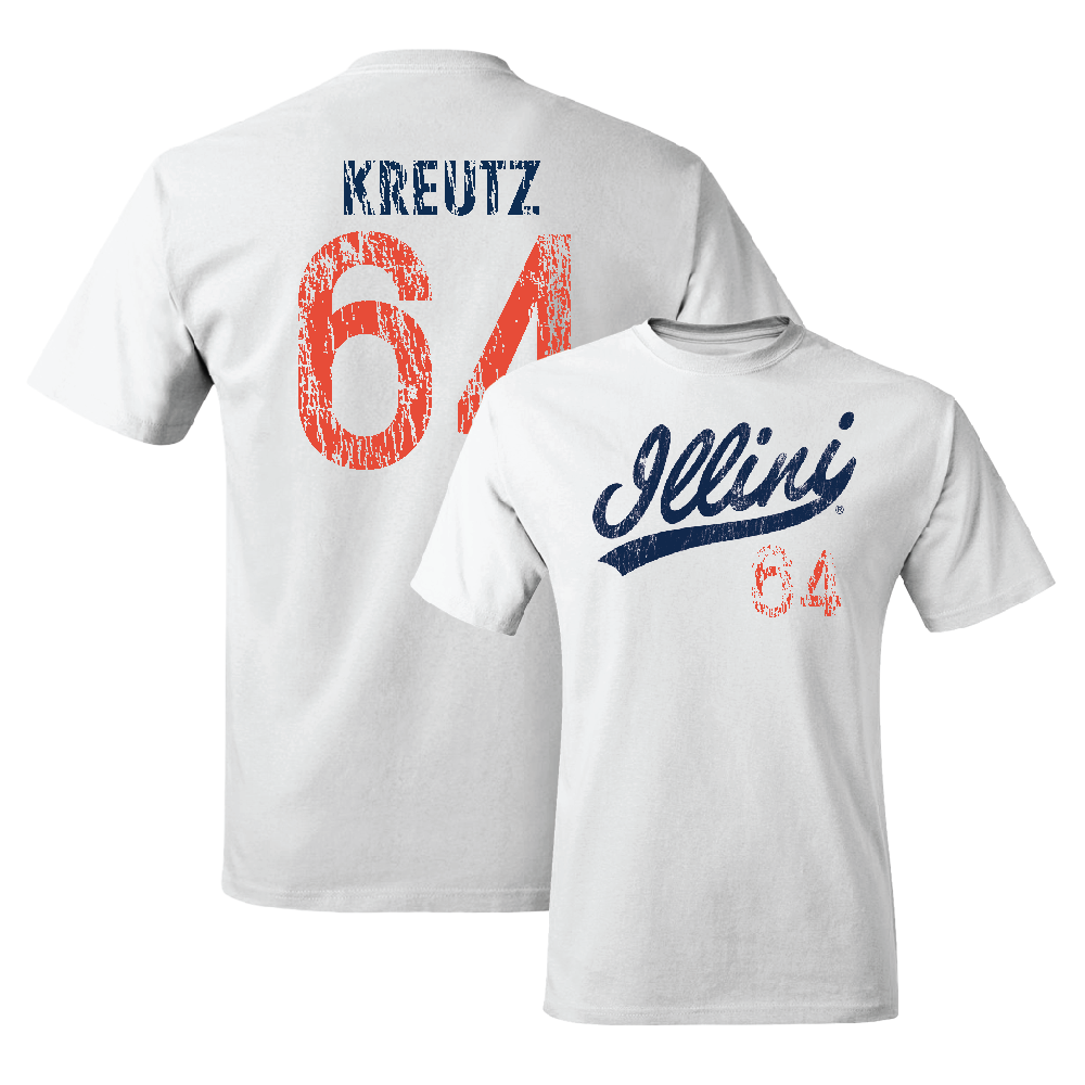 White Script Comfort Colors Tee   - Josh Kreutz