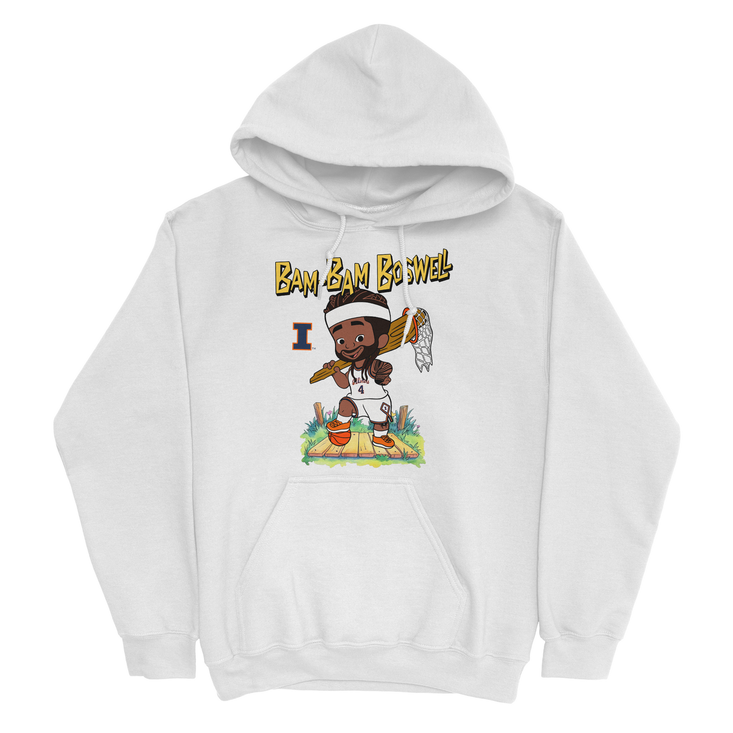 EXCLUSIVE RELEASE: Kylan Boswell Bam Bam White Hoodie