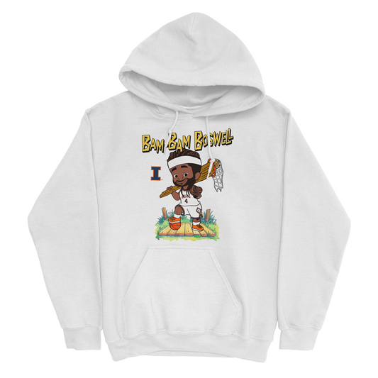 EXCLUSIVE RELEASE: Kylan Boswell Bam Bam White Hoodie