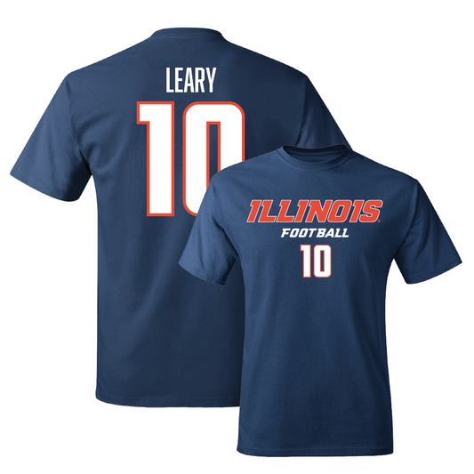 Navy Illinois Classic Tee    - Donovan Leary