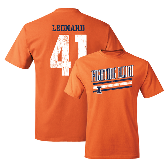 Orange Slant Tee  - Clayton Leonard