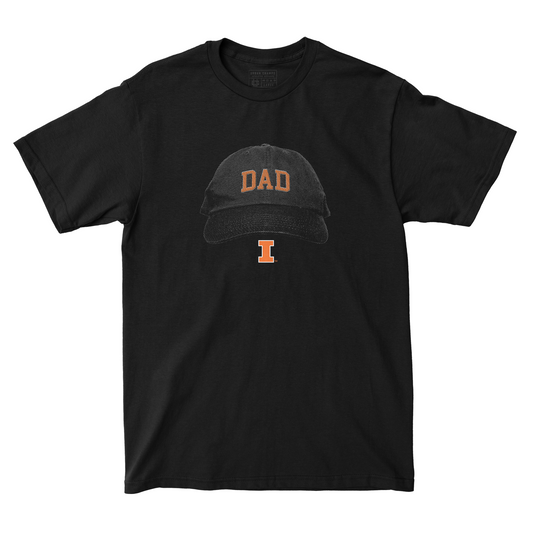 Illinois Dad Hat Black Tee