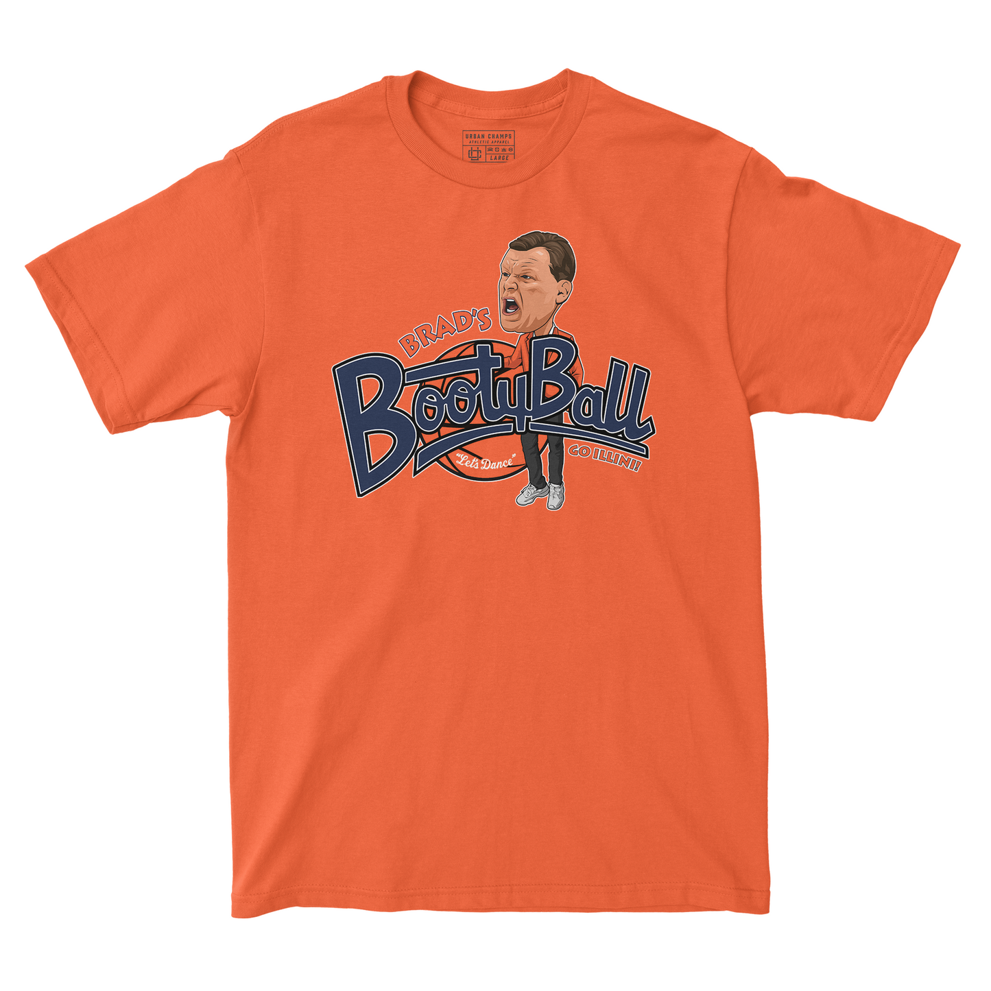 EXCLUSIVE RELEASE: Illinois Men's Basketball 'Booty Ball' Orange Tee