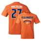 Orange Illinois Football Tee    - Ethan Moczulski