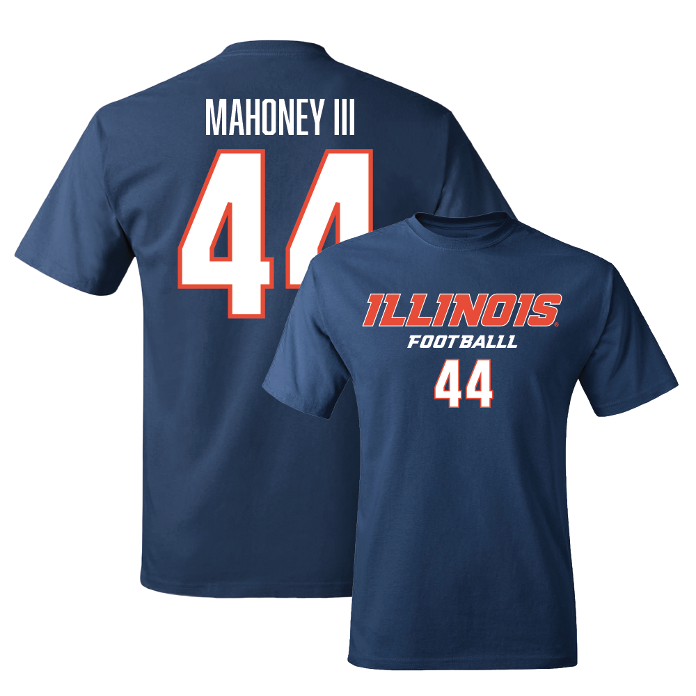 Navy Illinois Classic Tee    - Patrick Mahoney III