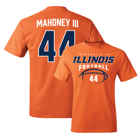 Orange Illinois Football Tee    - Patrick Mahoney III