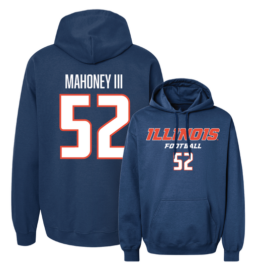 Navy Illinois Classic Hoodie    - Patrick Mahoney III