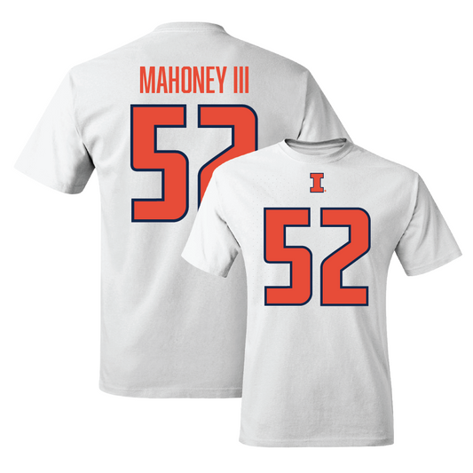 White Illinois Player Tee     - Patrick Mahoney III