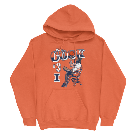 EXCLUSIVE RELEASE: Makira Cook Illustrated Orange Hoodie