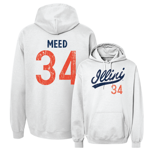 White Script Hoodie    - Ryan Meed