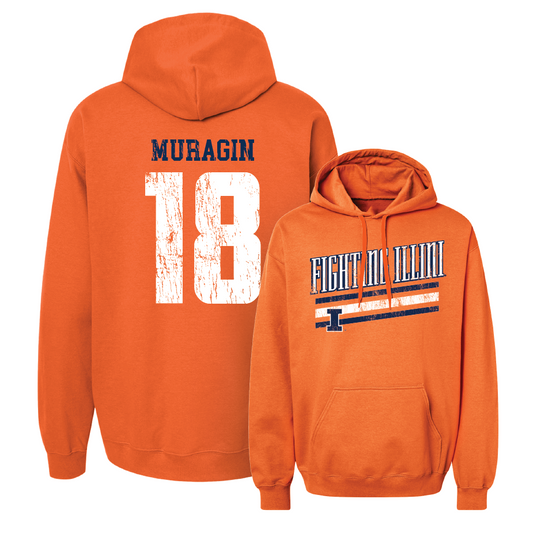 Orange Slant Hoodie    - Mason Muragin