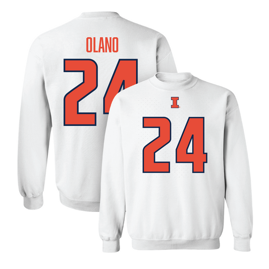 White Illinois Player Crew     - David Olano