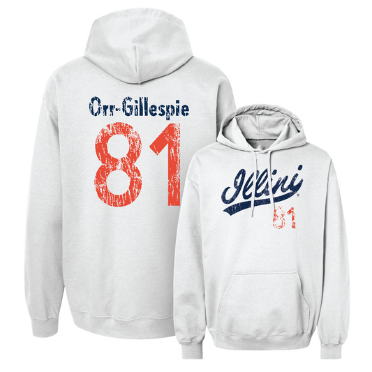 White Script Hoodie    - Carlos Orr-Gillespie