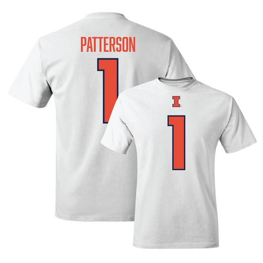 White Illinois Player Tee     - Kaleb Patterson