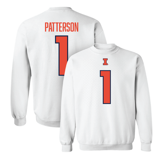 White Illinois Player Crew     - Kaleb Patterson