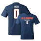 Navy Illinois Classic Tee  - Trey Petty